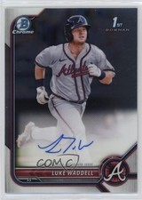 2022 Bowman Chrome Prospect Auto Luke Waddell #CPA-LW Auto 13lw