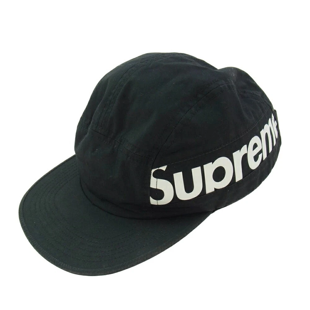 Capuchon de panneau latéral Supreme 18AW logo capuchon noir