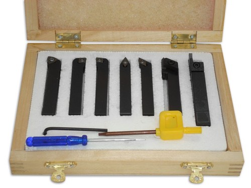 INSERTI PER UTENSILI PLACCHETTE PER UTENSILE TORNIO 7 PZ x SOGI UPL-07 METALLO - Foto 5 di 5
