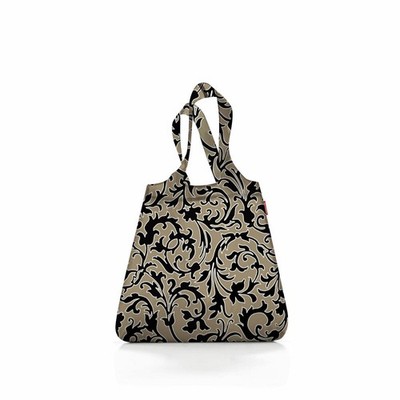 reisenthel mini maxi shopper, faltbare Einkaufstasche, Baroque Marble, 15 L