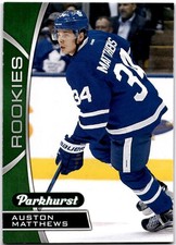 2016-17 Upper Deck Auston Matthews #PR-10 Parkhurst Rookies Previews Maple Leafs