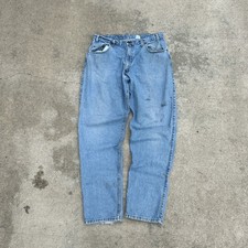 Levis Jeans Loose 545 38 x34 Made In USA Denim Blue Vintage Skater Grunge 90's