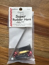 Nylon Brand S568 Giant Scale Super Rudder Horn 8-32 Heavy Duty Pull-Pull