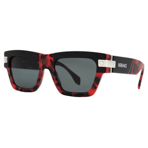 Versace Dark Grey Rectangular Men's Sunglasses VE4464 545787 55 VE4464 545787 55 Versace Dark Grey Rectangular Men's Sunglasses VE4464 545787 55 VE4464 545787 55
