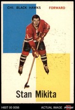 1960 Topps #14 Stan Mikita Blackhawks RC HOF 5 - EX