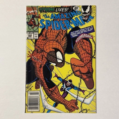 Amazing Spiderman 345 (MAR 1991) 1ST APPEARANCE CARNAGE VF- 7.5 Marvel Comics
