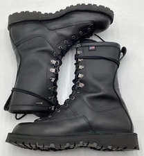Danner Fort Lewis Men's 10" Leather Waterproof Plain Toe Boot Black Size 11 D