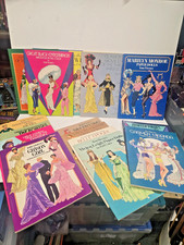 Vtg Lot of 16 Tom Tierney Paper Dolls All UnCut Fashion Designs Decades Marylin