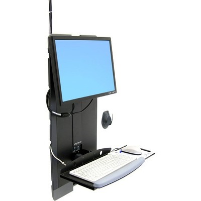 Ergotron StyleView 60-593-195 Vertical Mount Lift for 24'' Display Monitor