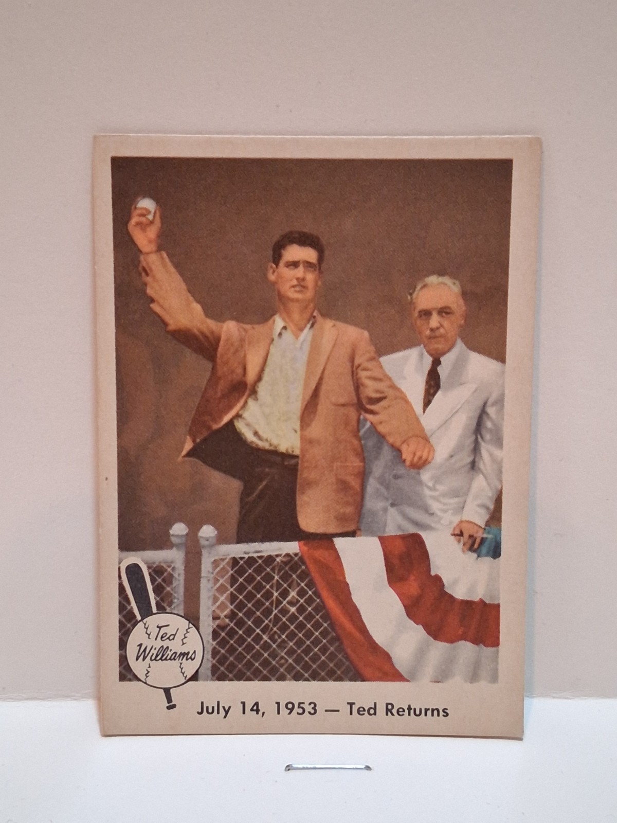 1959 Fleer Ted Williams - Ted Williams, Ford Frick #48 (RC)