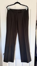 Calvin Klein Pants Womens 4 Black Classic Fit Straight Leg Dress Work Career