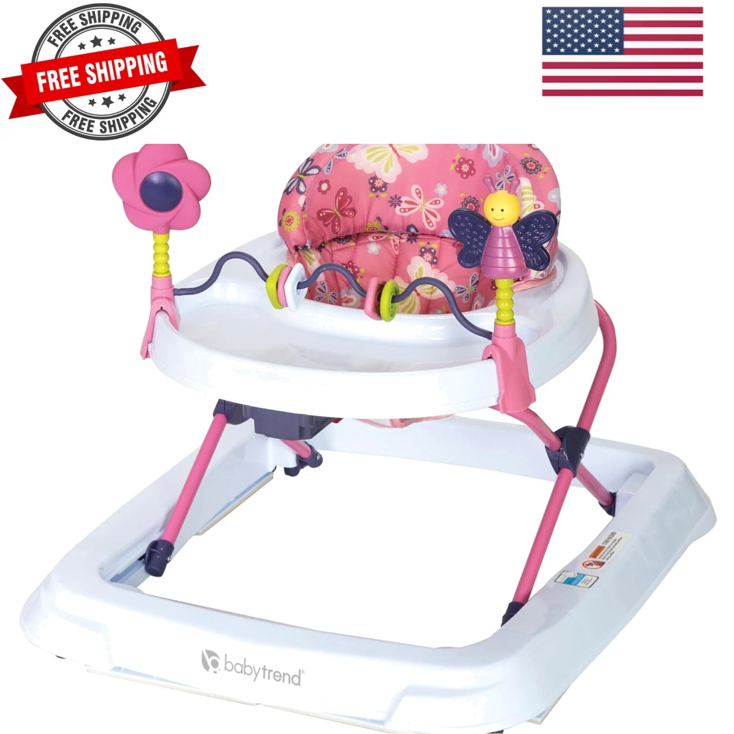 Trend Activity Walker with Removeable Toy Bar, Multi-Directional Front Wheels...
Opens in a new wind