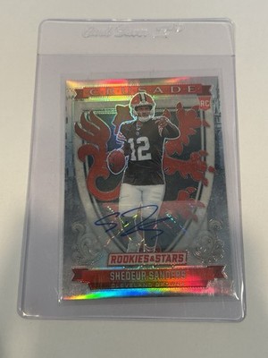 2025 Panini Rookies & Stars - Crusade Shedeur Sanders #2 Signatures /99 (AU, RC)