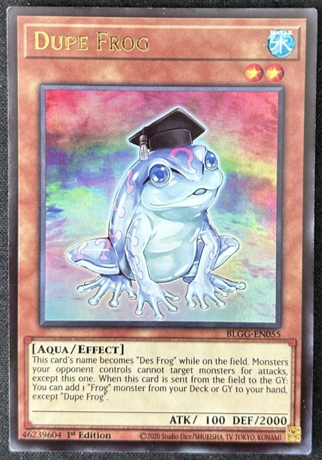 Dupe Frog BLGG-EN055 (LP) Ultra Rare 1st Edition