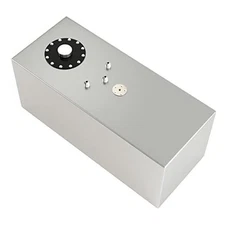 19 Gallon 72L Top-Feed Fuel Cell Gas Tank Can,Universal 19 gallon Silver