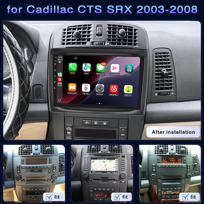 For Cadillac CTS 2003-2009 10'' Android Carplay Car Stereo Radio GPS Multimedia
