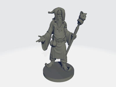 Wizard's Academy Smiley the Human Wizard