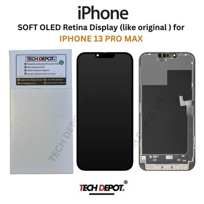 iPhone 13 Pro Max Soft OLED Display Ersatz - Premium Qualität UK Ware