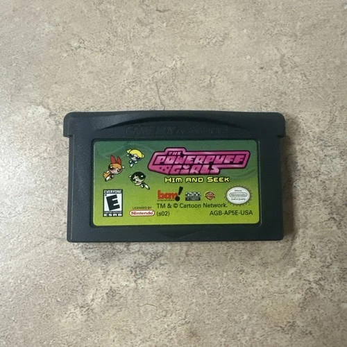Powerpuff Girls Him and Seek GBA Game Boy Advance Authentic Tested