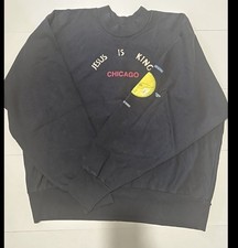 Kanye West Jesus Is King Chicago Gold II Crewneck Size L Brand New