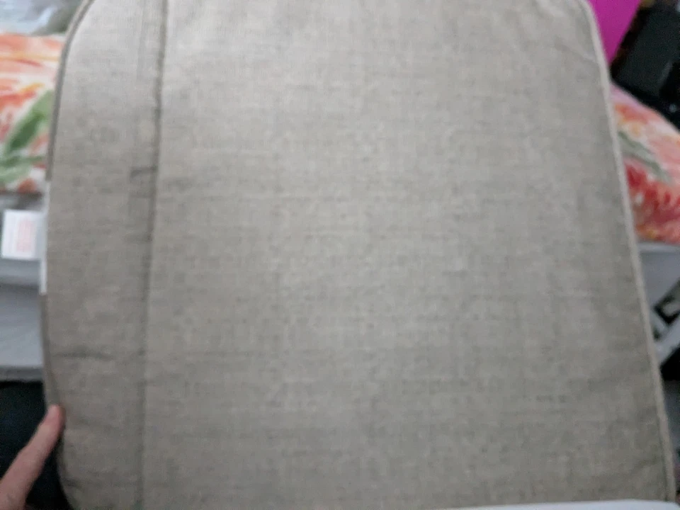 Sombrilla Exterior Patio Exterior Comedor Silla Asiento Cojín 20" Tostado Caqui Par Foto 4 de 4