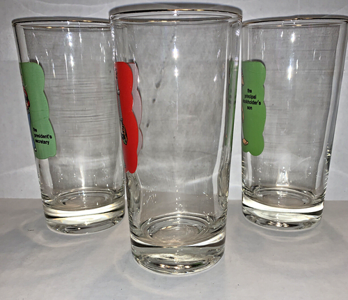 Vasos altos adornos dorados barware dibujos animados The Work Bowling Team - Imagen 11 de 12