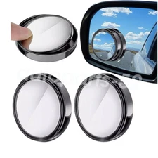 2PCS Blind Spot Mirrors Round HD Glass Convex 360° for Car Side Rear View Mirror
