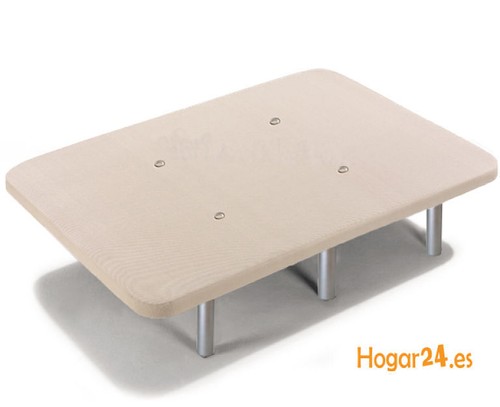 BASE TAPIZADA 90x190 6 PATAS MADERA O METAL, TEJIDO 3D Y VÁLVULAS TRANSPIRACIÓN - Imagen 6 de 8