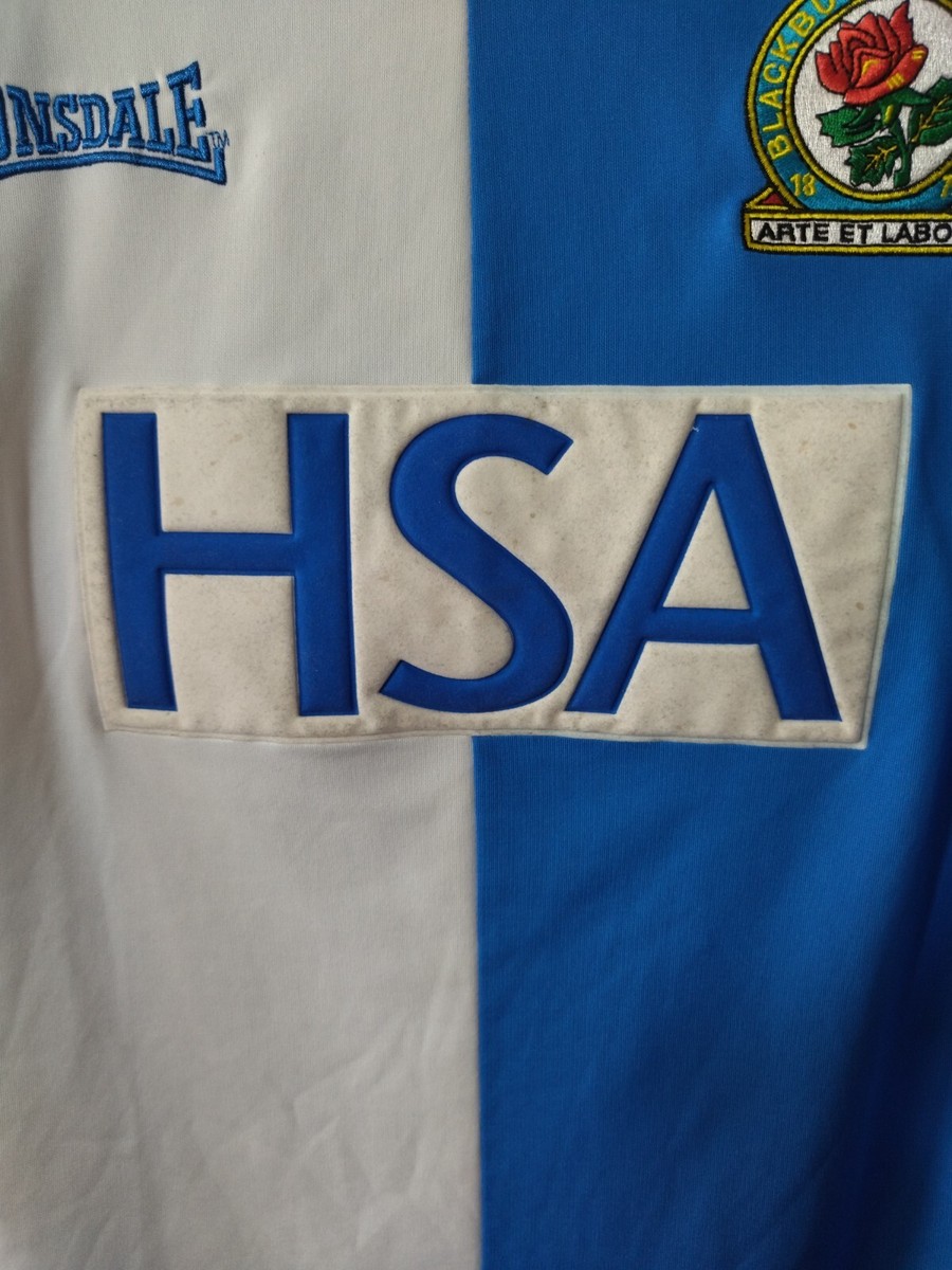 Lonsdale ブラックバーン・ローヴァーズ ベントリー 11 シャツ XL Blackburn Rovers FC Lonsdale Football Shirt Home 2004/2005