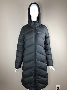 Novo com etiquetas Montreaux Marmot Feminino Casaco Preto Tamanho Pequeno S Acolchoada Com Capuz Full-zip $300 | eBay