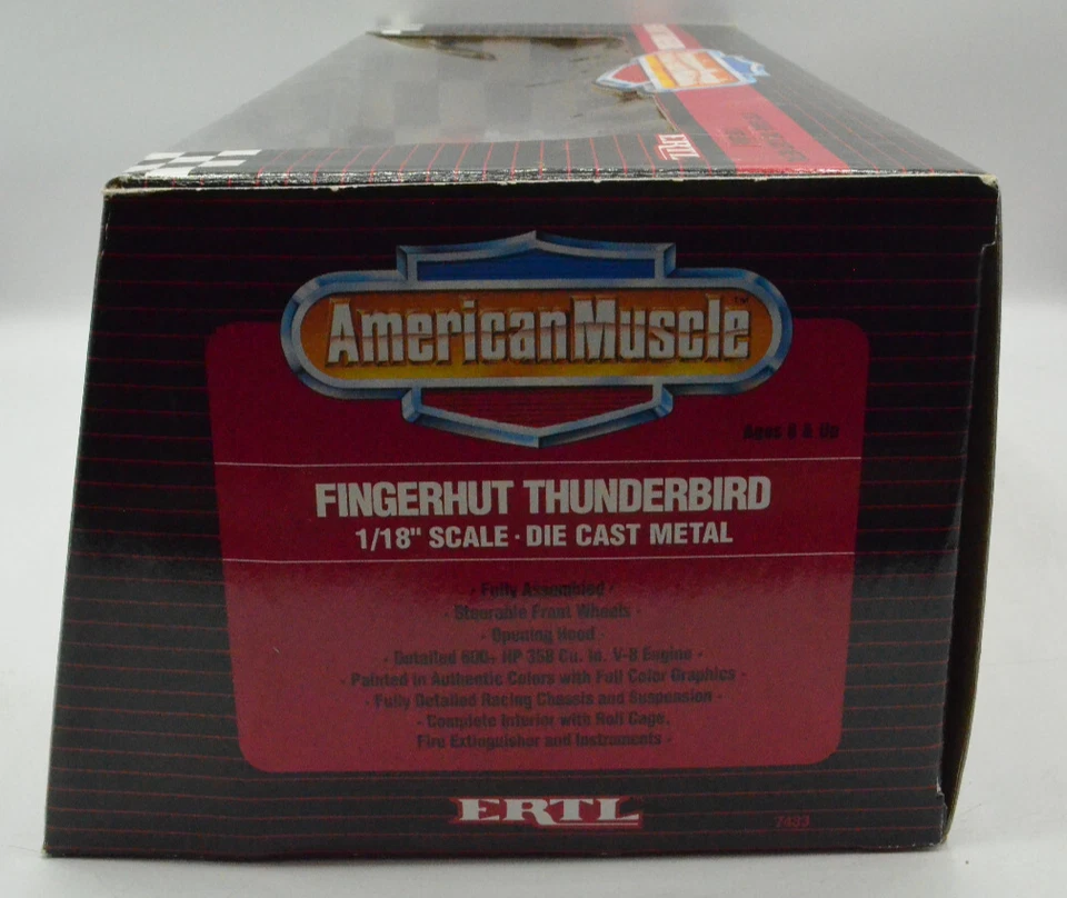 Гоночный автомобиль Jeremy Mayfield Fingerhut Thunderbird Ertl American Muscle 1:18 NASCAR - Изображение 4 из 4