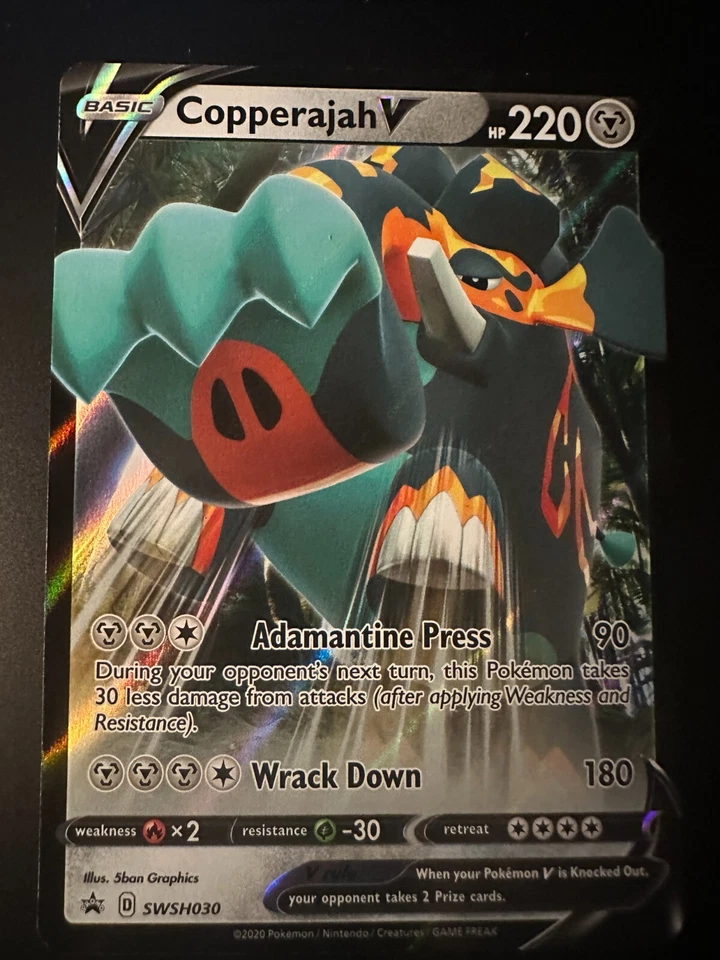 Copperajah V SWSH030 SWSH: Sword & Shield Promo Cards Holo - Image 2 of 3