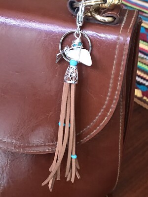 Polished AR. Crystal Purse Charm/Keychain /Saddle/Bridle Charm etc./Handmade/New