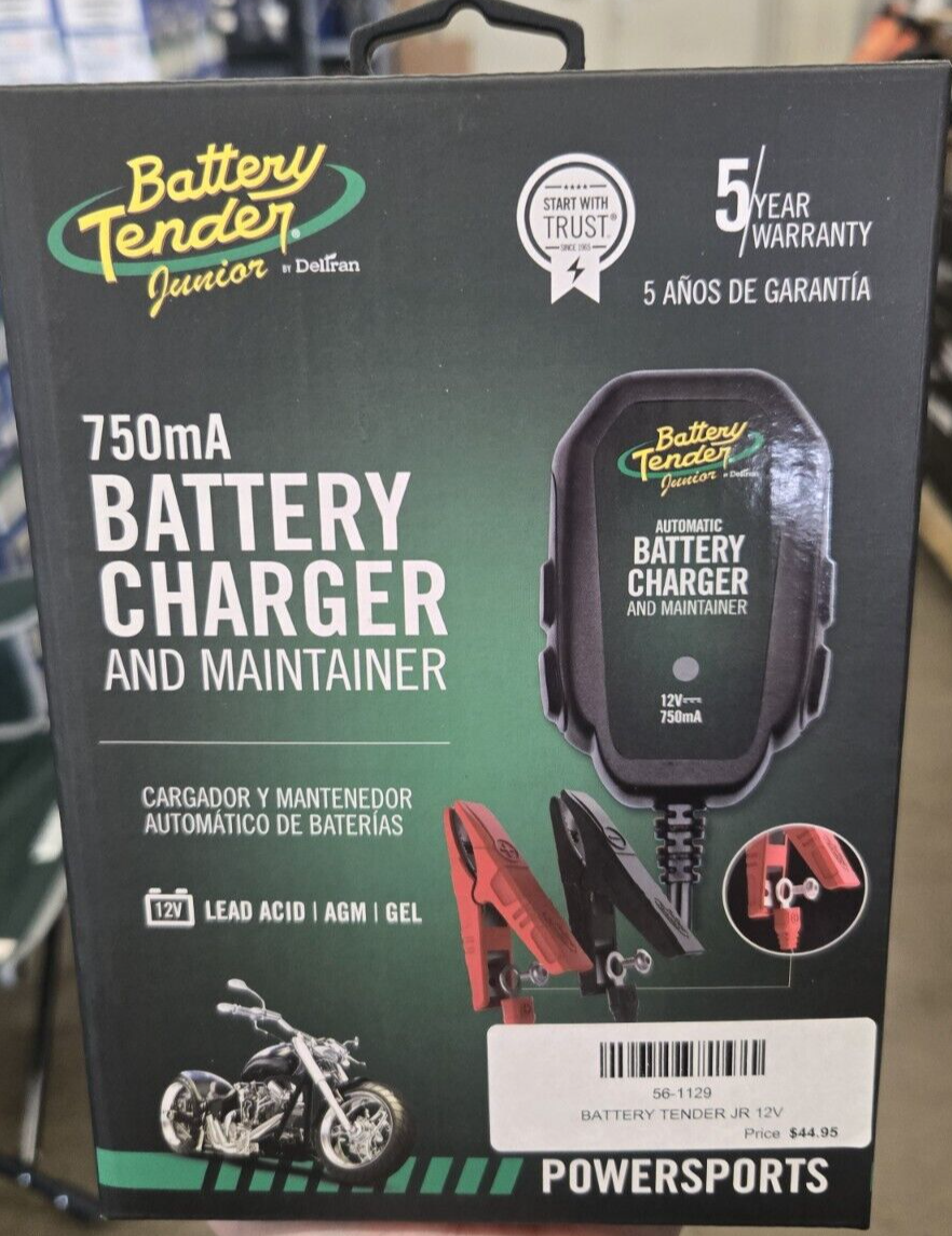 deltran 12 volt 750ma battery tender jr