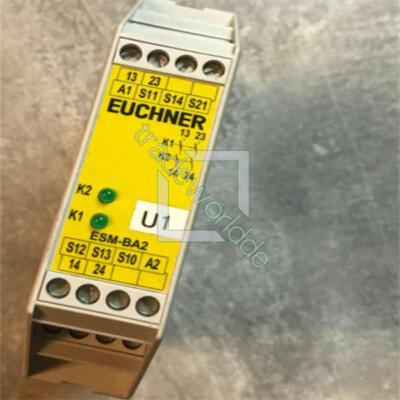 1PC EUCHNER safety relays ESM-BA201 USED