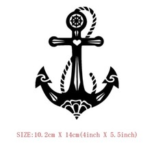 Nautical anchor wall car decal sticker laptop