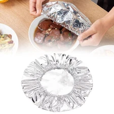 10Pcs Food Grade Food Insulation Cover Aluminum Foil Saran Wrap Kitchen Tools TR