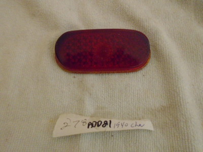 triplex    nors 1940   chevy  Glass Taillight Lens