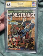 dr strange #1 1974 cgc 8.5 1st app. the silver dagger signed By Stan Lee