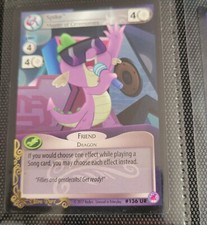My Little Pony CCG Spike Master of Ceremonies Ultra Rare MLP CCG #136 UR