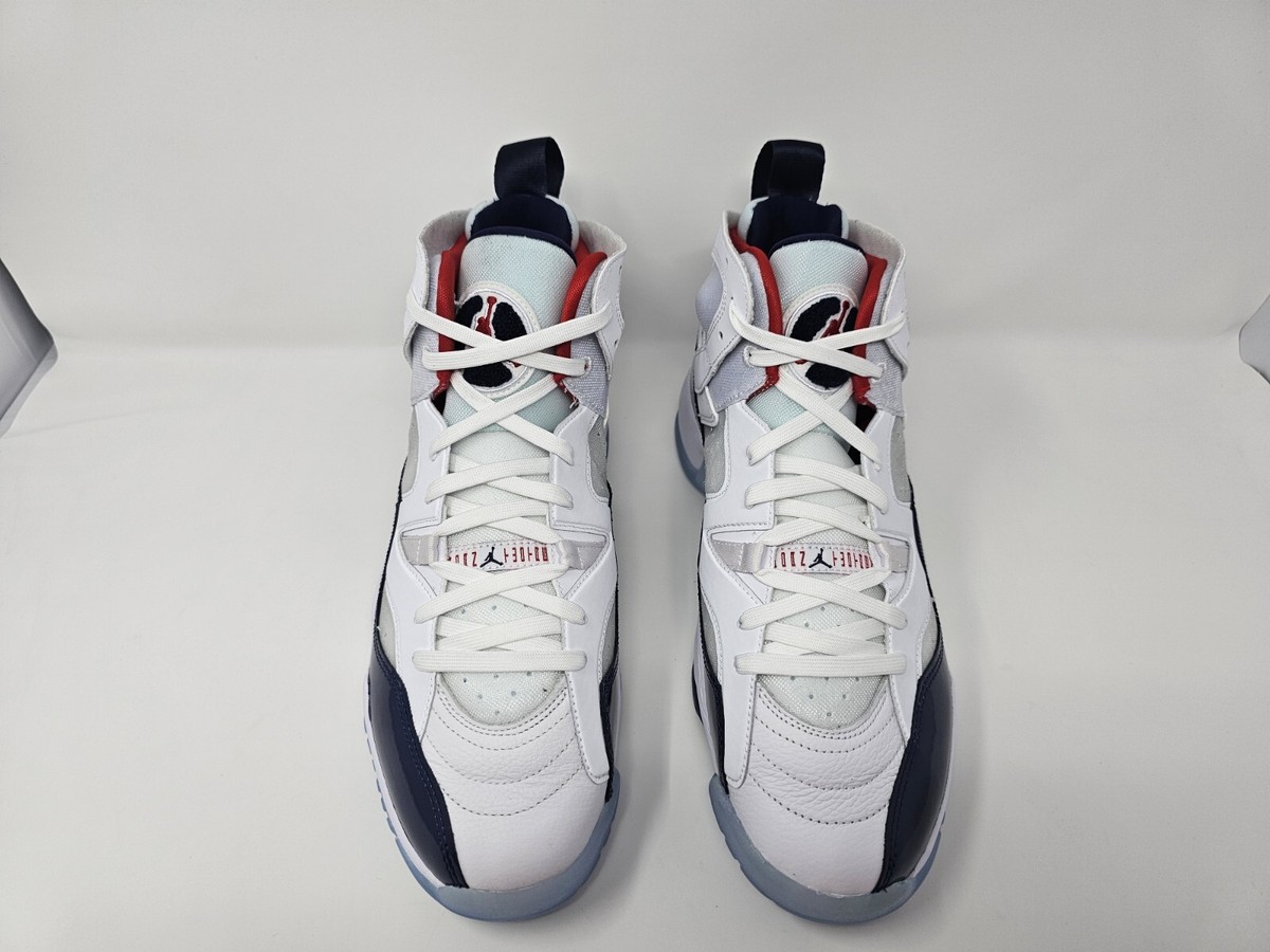Jordan Jumpman Two Trey 23 USA White Blue Patent DO1925-102 Men's