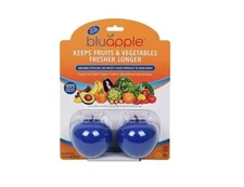 Bluapple Produce Freshness Saver Balls set of 2 keeps produce fresher for longer