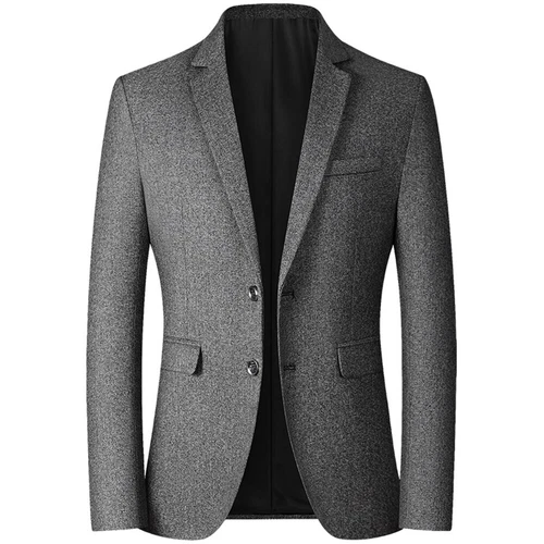 Herren Formell Arbeit Blazer Jacke Business Freizeit Knopf Slim Fit Anzug Mantel Tops - Bild 3 von 12