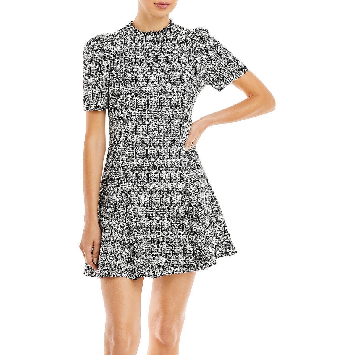 Aqua Womens Tweed Short Business Mini Dress SZ XS | eBay