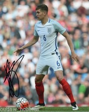 England John Stones Autographed Signed 8x10 Photo COA 