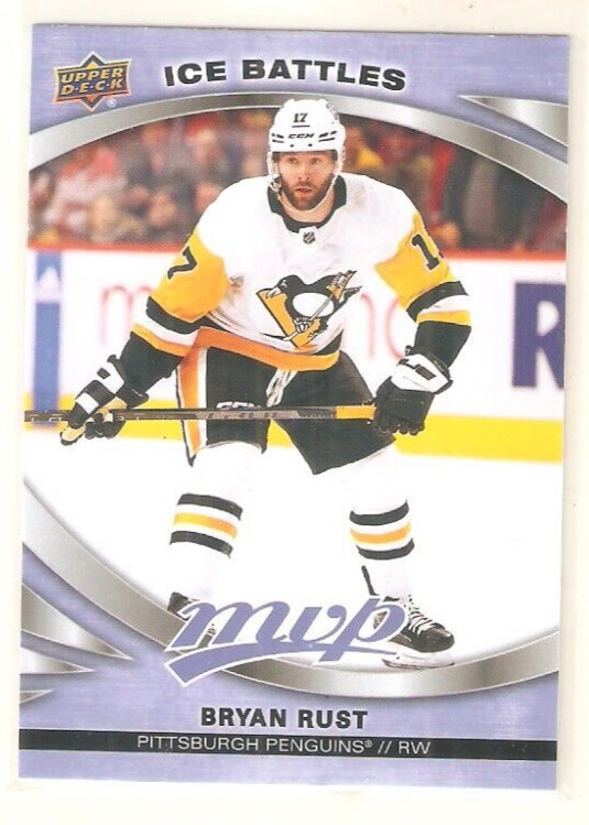 Bryan Rust 2023-24 UD MVP Ice Battles Parallel #94 Penguins