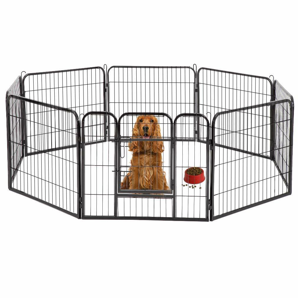 BestPet Hammigrid 32" 8 Panel Heavy Duty Pet Playpen Dog Exercise Pen Cat Fence
