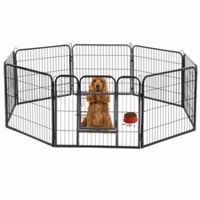 oxgord heavy duty metal tube exercise pet playpen