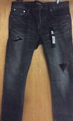 Saint Laurent slim trash jeans deep 