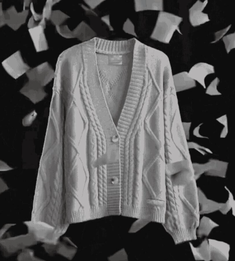 Taylor Swift The Tortured Poets Department Gray Cardigan
